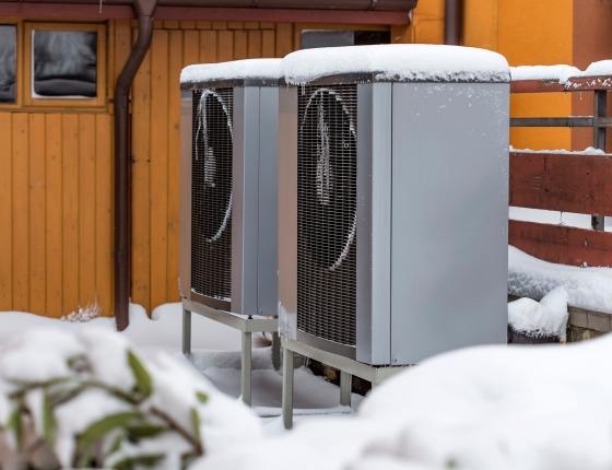 heat pumps in winter